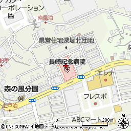 長崎記念病院周辺の地図