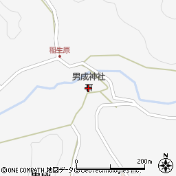 男成神社周辺の地図