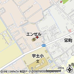 熊本県宇土市高柳町98-6周辺の地図