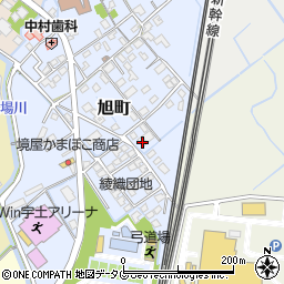 熊本県宇土市旭町297周辺の地図