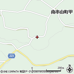 長崎県雲仙市南串山町甲周辺の地図