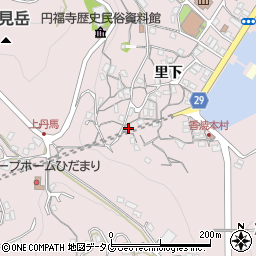 長崎県長崎市香焼町里下1237周辺の地図