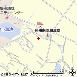 熊本県熊本市南区城南町藤山376-4周辺の地図