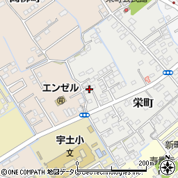 熊本県宇土市栄町238-31周辺の地図