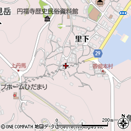 長崎県長崎市香焼町里下1236-4周辺の地図
