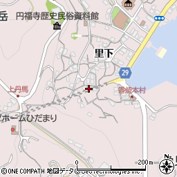 長崎県長崎市香焼町里下1236周辺の地図