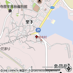 長崎県長崎市香焼町里下1260周辺の地図