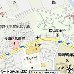 長崎県長崎市末石町290周辺の地図