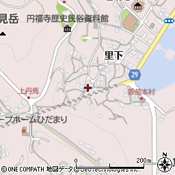 長崎県長崎市香焼町里下1231周辺の地図