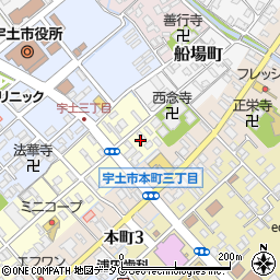 熊本県宇土市新町4丁目9周辺の地図