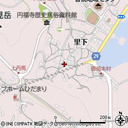 長崎県長崎市香焼町里下1232周辺の地図