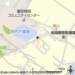 熊本県熊本市南区城南町藤山445周辺の地図
