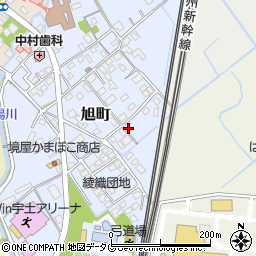 熊本県宇土市旭町295周辺の地図