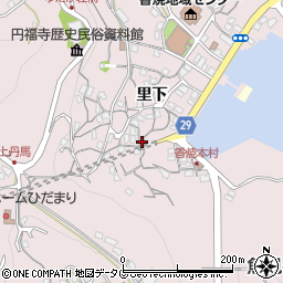 長崎県長崎市香焼町里下1251周辺の地図