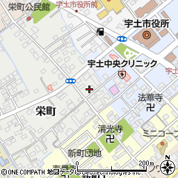 熊本県宇土市栄町5周辺の地図