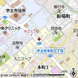 熊本県宇土市新町4丁目53周辺の地図