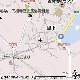 長崎県長崎市香焼町里下1212周辺の地図