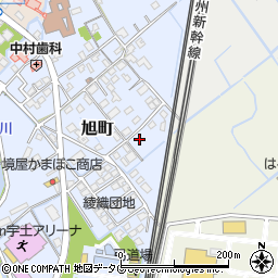 熊本県宇土市旭町295-4周辺の地図