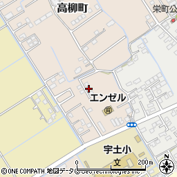 熊本県宇土市高柳町92周辺の地図