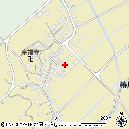熊本県宇土市椿原町169周辺の地図