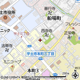 熊本県宇土市新町4丁目4周辺の地図