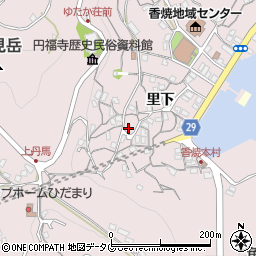 長崎県長崎市香焼町里下1207周辺の地図