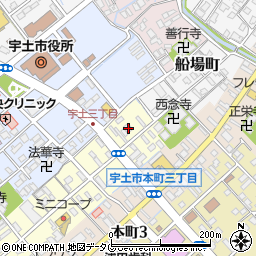 熊本県宇土市新町4丁目47周辺の地図