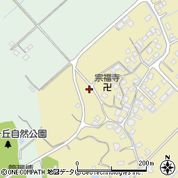 熊本県宇土市椿原町周辺の地図
