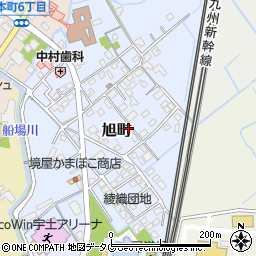 熊本県宇土市旭町200周辺の地図