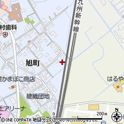 熊本県宇土市旭町288-6周辺の地図