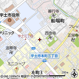 熊本県宇土市新町4丁目周辺の地図