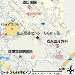 長崎市役所福祉部老人福祉センター　長崎市立しらゆり荘周辺の地図