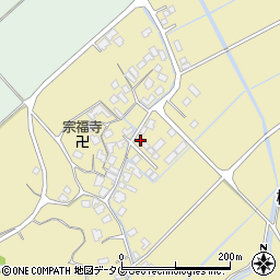 熊本県宇土市椿原町76周辺の地図