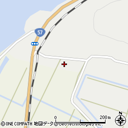 熊本県宇土市長浜町3507-1周辺の地図