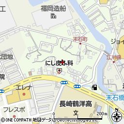 長崎県長崎市末石町389周辺の地図