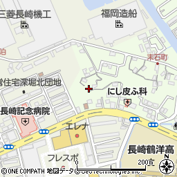 長崎県長崎市末石町309周辺の地図