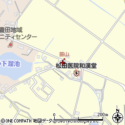 熊本県熊本市南区城南町藤山617周辺の地図