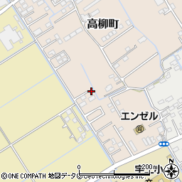 熊本県宇土市高柳町129周辺の地図