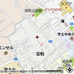 熊本県宇土市栄町125周辺の地図