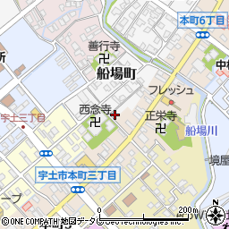 熊本県宇土市船場町13周辺の地図