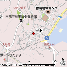 長崎県長崎市香焼町里下1114周辺の地図