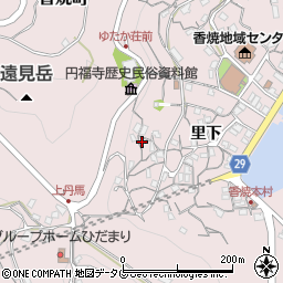 長崎県長崎市香焼町周辺の地図