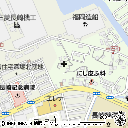 長崎県長崎市末石町311周辺の地図