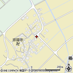 熊本県宇土市椿原町310周辺の地図