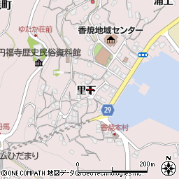 長崎県長崎市香焼町里下1079周辺の地図