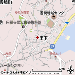 長崎県長崎市香焼町里下1086周辺の地図