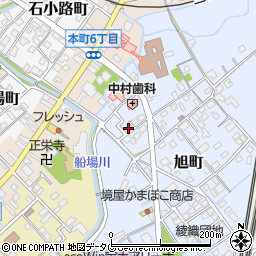 熊本県宇土市旭町153周辺の地図