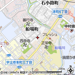 熊本県宇土市船場町7周辺の地図