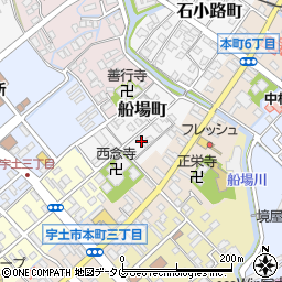 熊本県宇土市船場町19周辺の地図