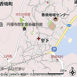 長崎県長崎市香焼町里下1085周辺の地図